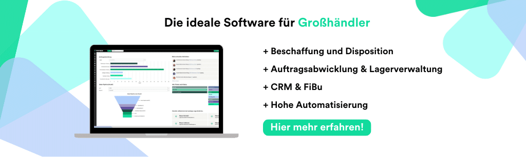 weclapp ist die ideale Software für Großhändler