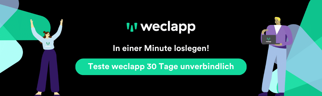 weclapp 30 Tage kostenlos testen