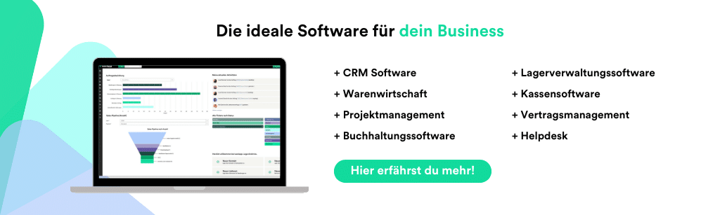 Die ideale Software für dein Business als Banner