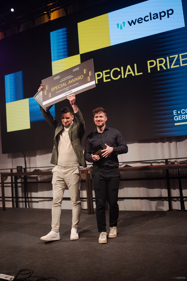 weclapp gewinnt bei den E-Commerce Germany Awards 2025