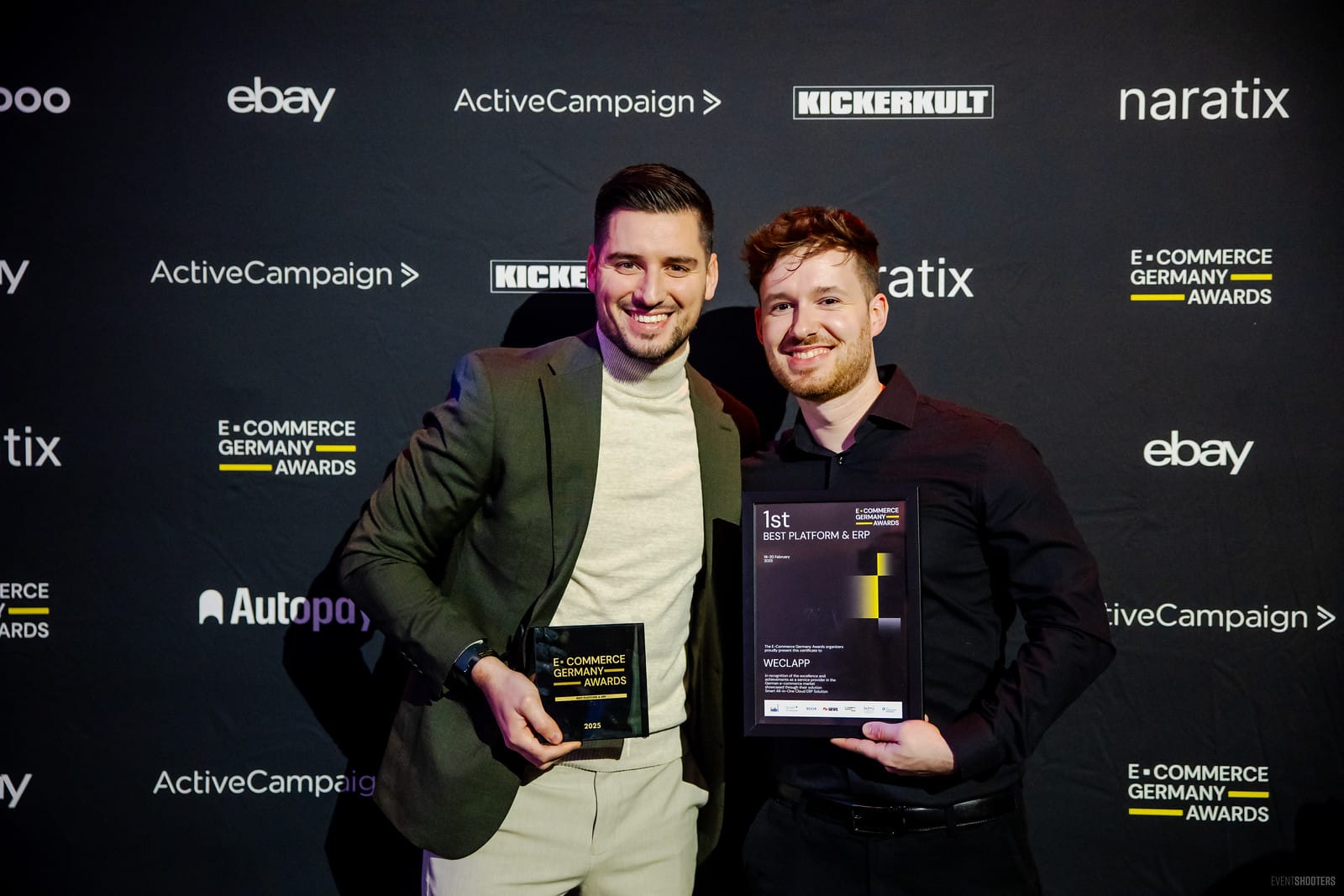 weclapp gewinnt bei den E-Commerce Germany Awards 2025