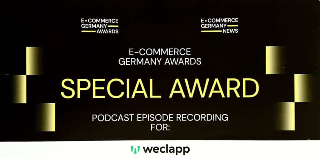 Special Award E-Commerce Germany Awards 2025